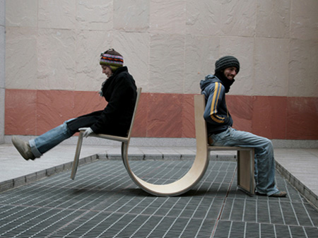Seesaw Swingers Chair by Jaebeom Jeong