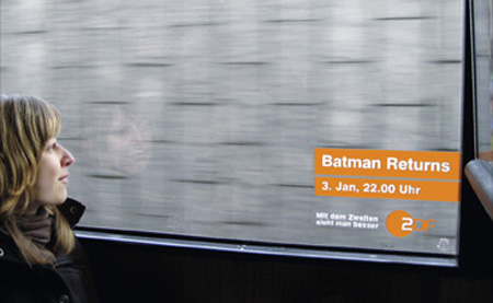 Batman Returns with ZDF Batbus Ad Campaign 2