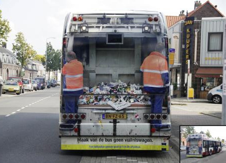 Keep Holland Clean Bus Advertisement