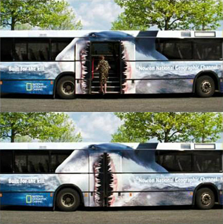 National Geographic Bus Advertisement