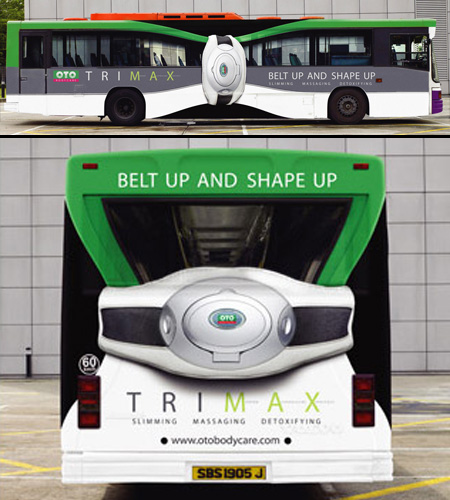 OTO Trimax Slim Bus Advertisement