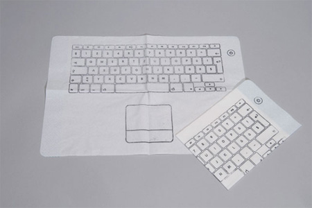 Unusual and Creative Paper Napkins Seen On www.coolpicturegallery.net Keyboard Napkin