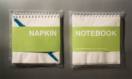 Unusual and Creative Paper Napkins Seen On www.coolpicturegallery.net Napkin Notebook