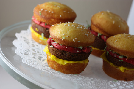 Hamburger Cupcakes