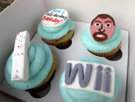 Nintendo Wii Cupcakes