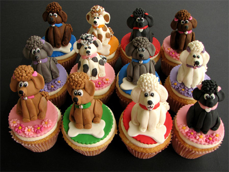 Poodle Cupcakes