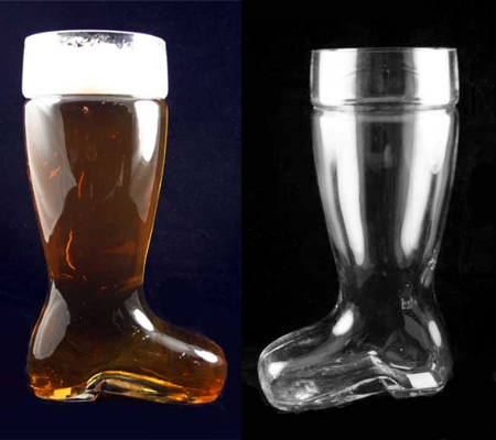 Glass Beer Boot