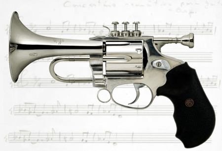 Gadgets and Designs Inspired by Guns Seen On www.coolpicturegallery.net Musical Weapons