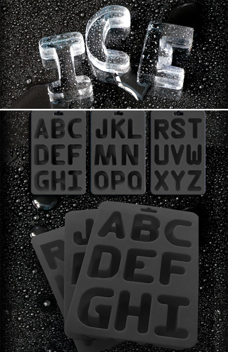 Alphabet Ice Cube Tray