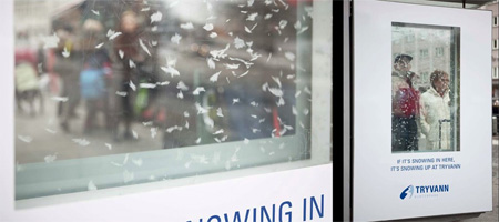 Tryvann Snowing Billboards Invade Norway