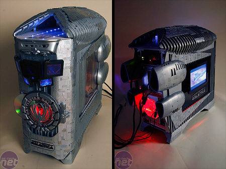 dreamcast pc case mod this unique pc case mod features