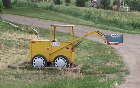 Front End Loader Mailbox