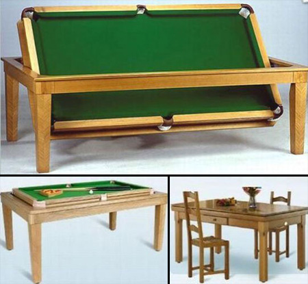 Pool Table Dining Room Table