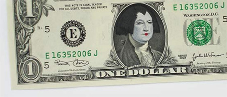 One Dollar Bill Art by Atypyk 9