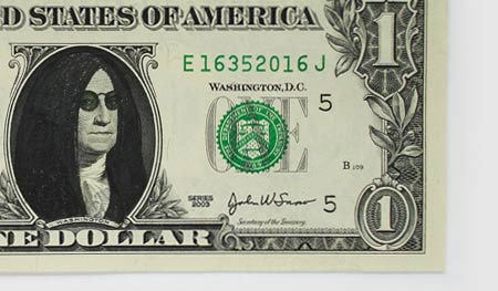 One Dollar Bill Art by Atypyk 10