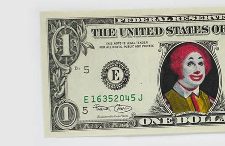 One Dollar Bill Art by Atypyk 20