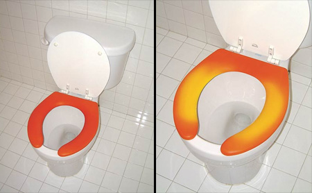 Thermochromic Toilet Seat