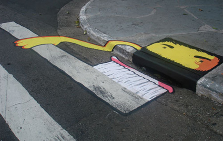 Storm Drain Art from Brazil 4