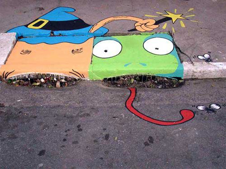 Storm Drain Art from Brazil 6