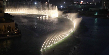 Dancing Fountain in Dubai
