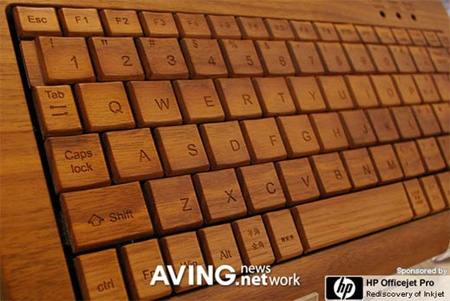 Wooden Keyboard عکسهایی جالب از 10کیبورد غیر معمولی