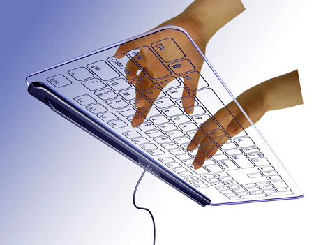 Glass Keyboard عکسهایی جالب از 10کیبورد غیر معمولی
