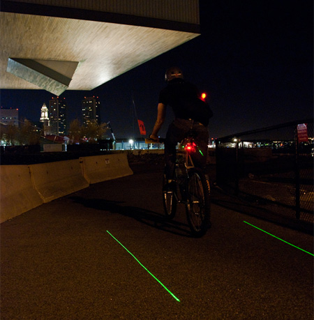 Innovative LightLane Bike Lane Concept 4