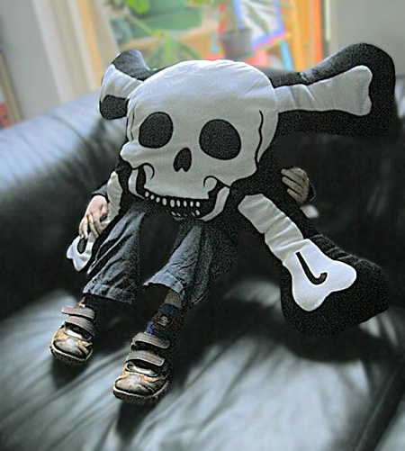 Pirate Skull Pillow