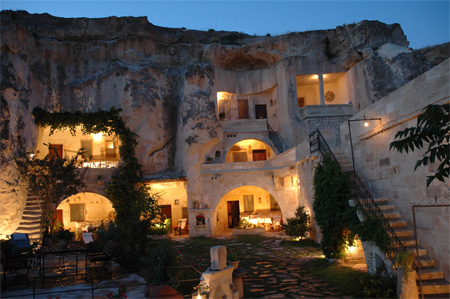 Cave Hotel in Turkey