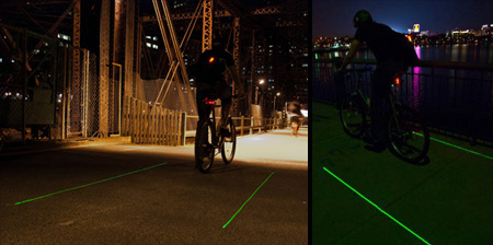 Laser Bike Lane