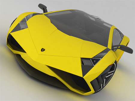 Lamborghini 3d. Beautiful Lamborghini X