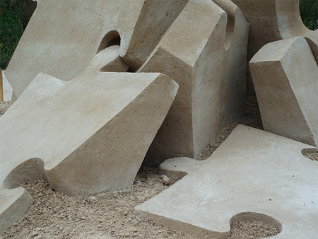 Puzzle Sand Sculpture