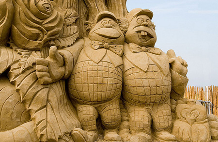 Disney Sand Sculpture