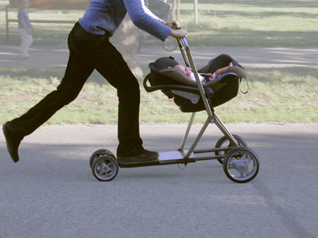 Baby Stroller Scooter عکس: طراحی جالب کالسکه کودکان 
