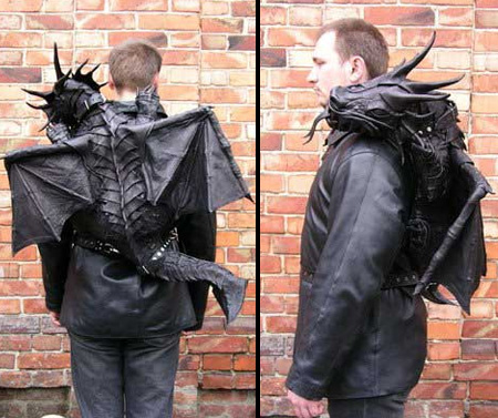 Dragon Backpack عکس: کوله پشتی های جالب
