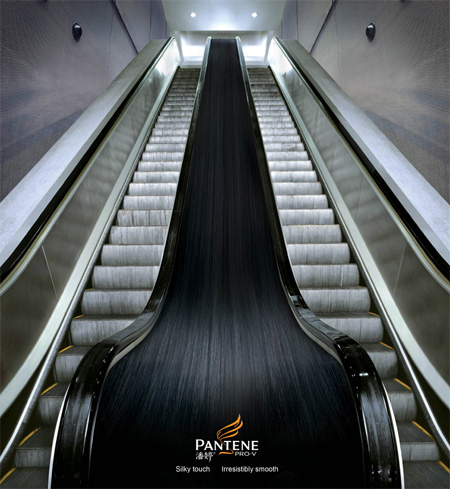 Pantene Escalator Advertisement