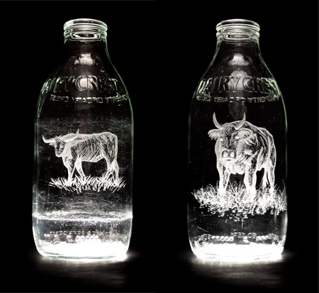 Beautiful Milk Bottle Engravings 8
