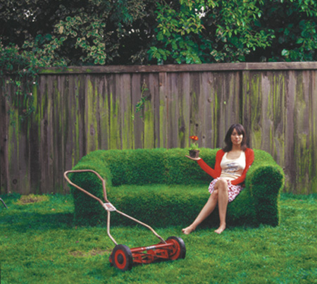 Grass Sofa عکس: طراحی وسایل مختلف ملهم از طبیعت