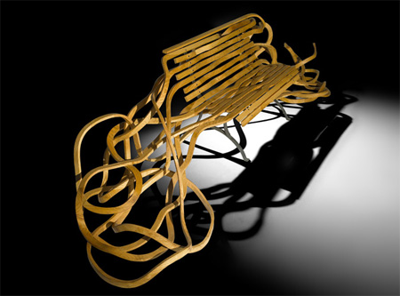 Spaghetti Bench Design تصاویری از نیمکت های پیچ دار و جالب