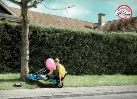 Bazooka Gum Airbag Advertisement