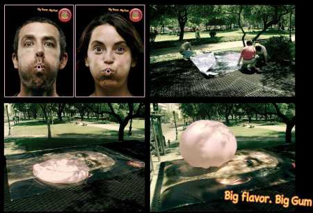 Hubba Bubba Outdoor Ad in Chile