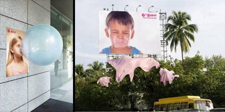 Clever Bubble Gum Advertising Campaigns Seen On www.coolpicturesgallery.blogspot.com