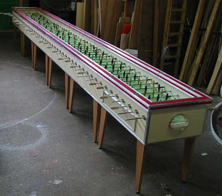 Worlds Longest Foosball Table