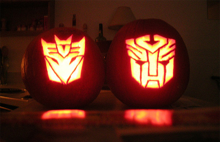 Transformers Pumpkin