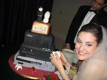 Gamers Wedding Cake