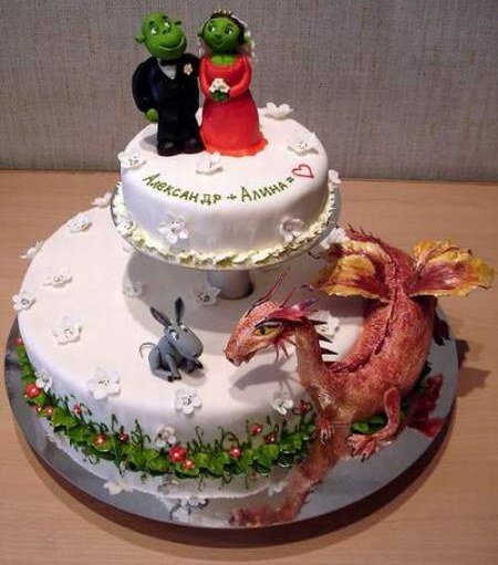 Shrek Wedding Cake