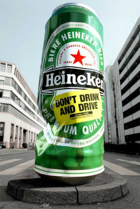 Heineken Column Advertisement