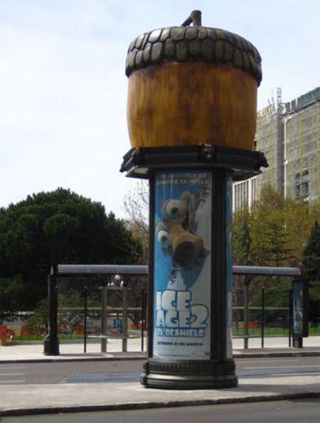 Ice Age Column Advertisement