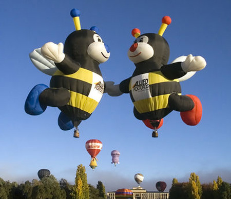 Bees Hot Air Balloons