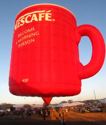 Nescafe Mug Hot Air Balloon